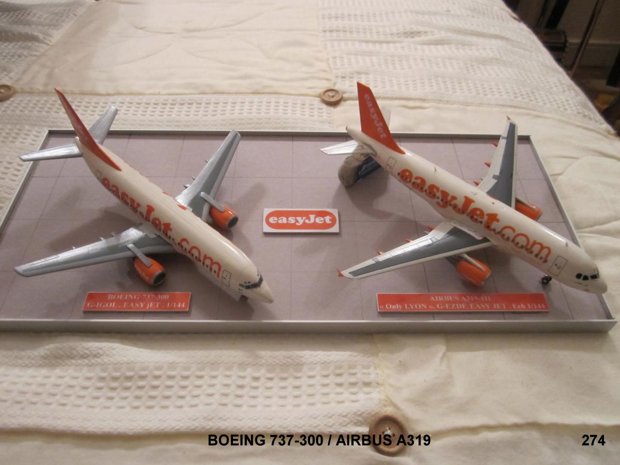BOEING 737-300-AIRBUS A319 EASYJET