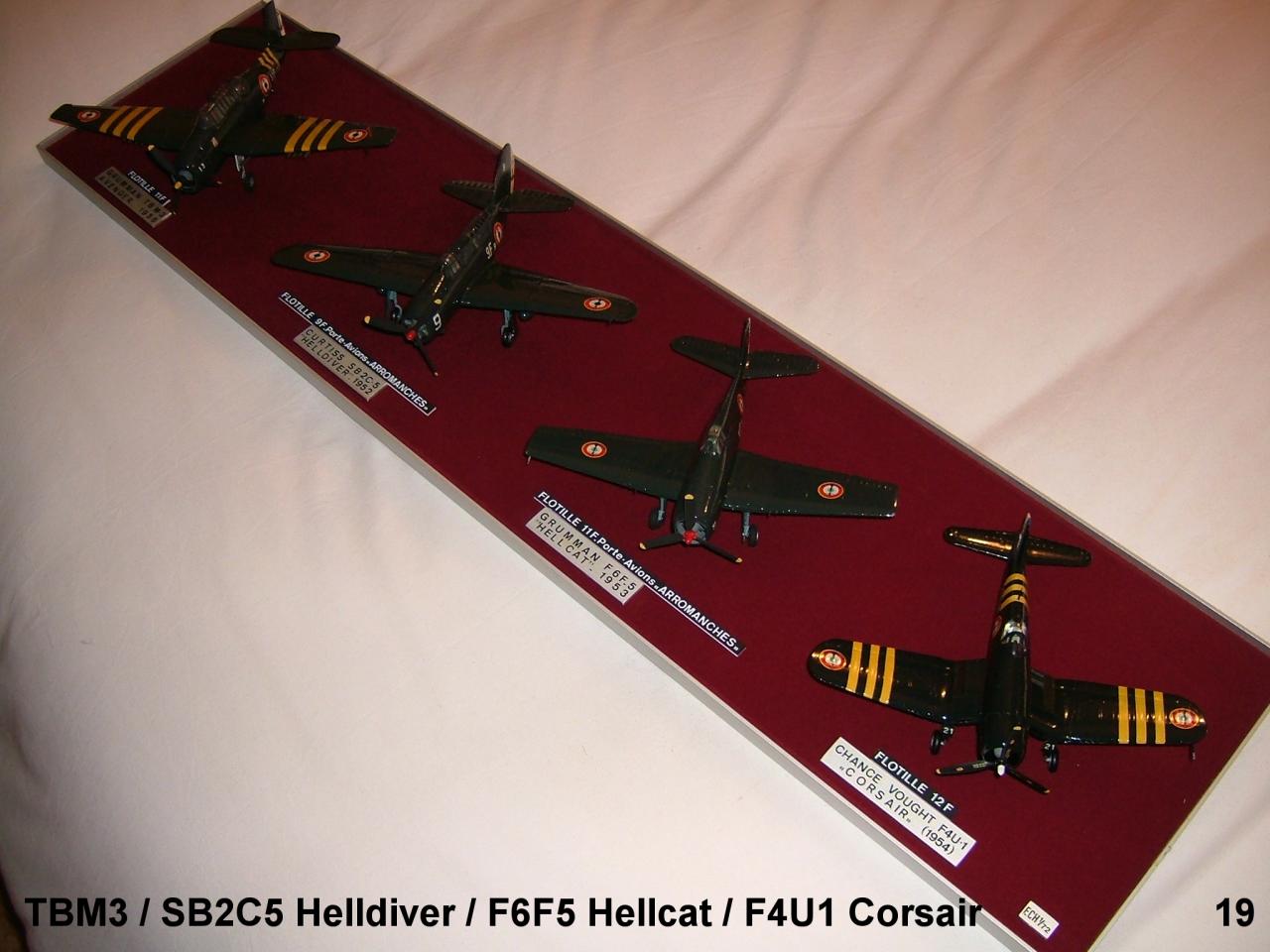 TBM3-Helldiver- Hellcat-Corsair