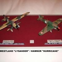 WESTLAND LYSANDER - HAWKER HURRICANE